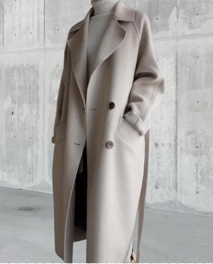 Brigida Longline Wool Coat