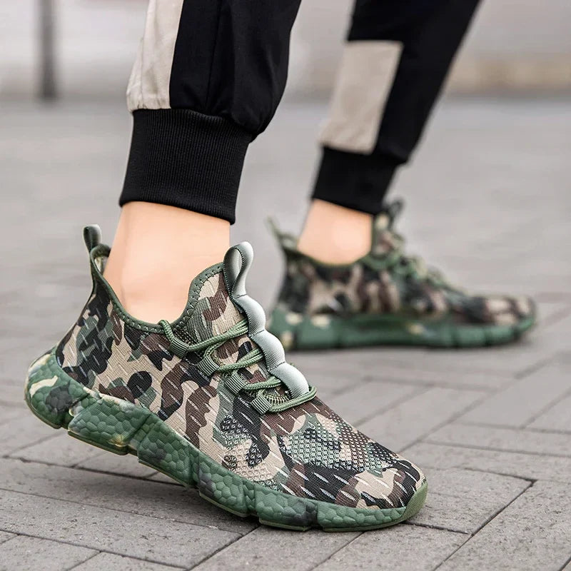 Sandro Camo Sneakers