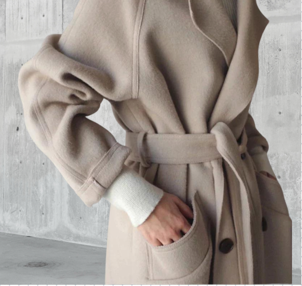 Brigida Longline Wool Coat