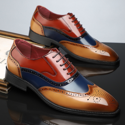 Ernesto Leather Brogue Dress Shoes