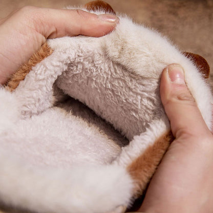 Dora Plush Cat Slippers