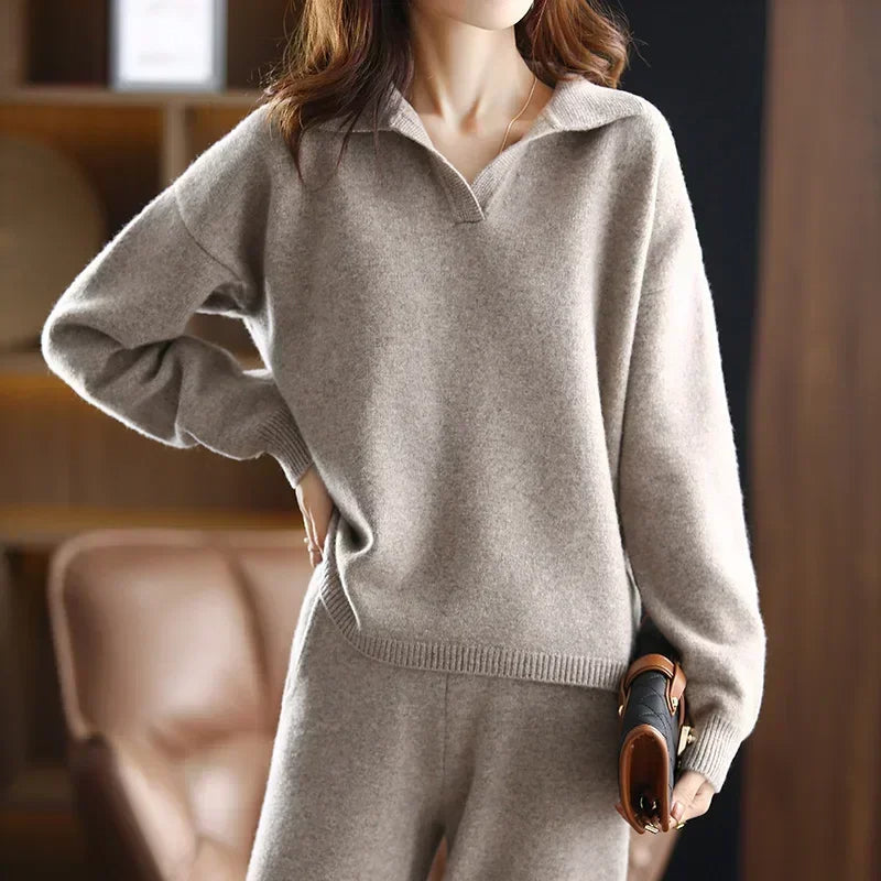 Romina Relaxed-Fit Cashmere Set