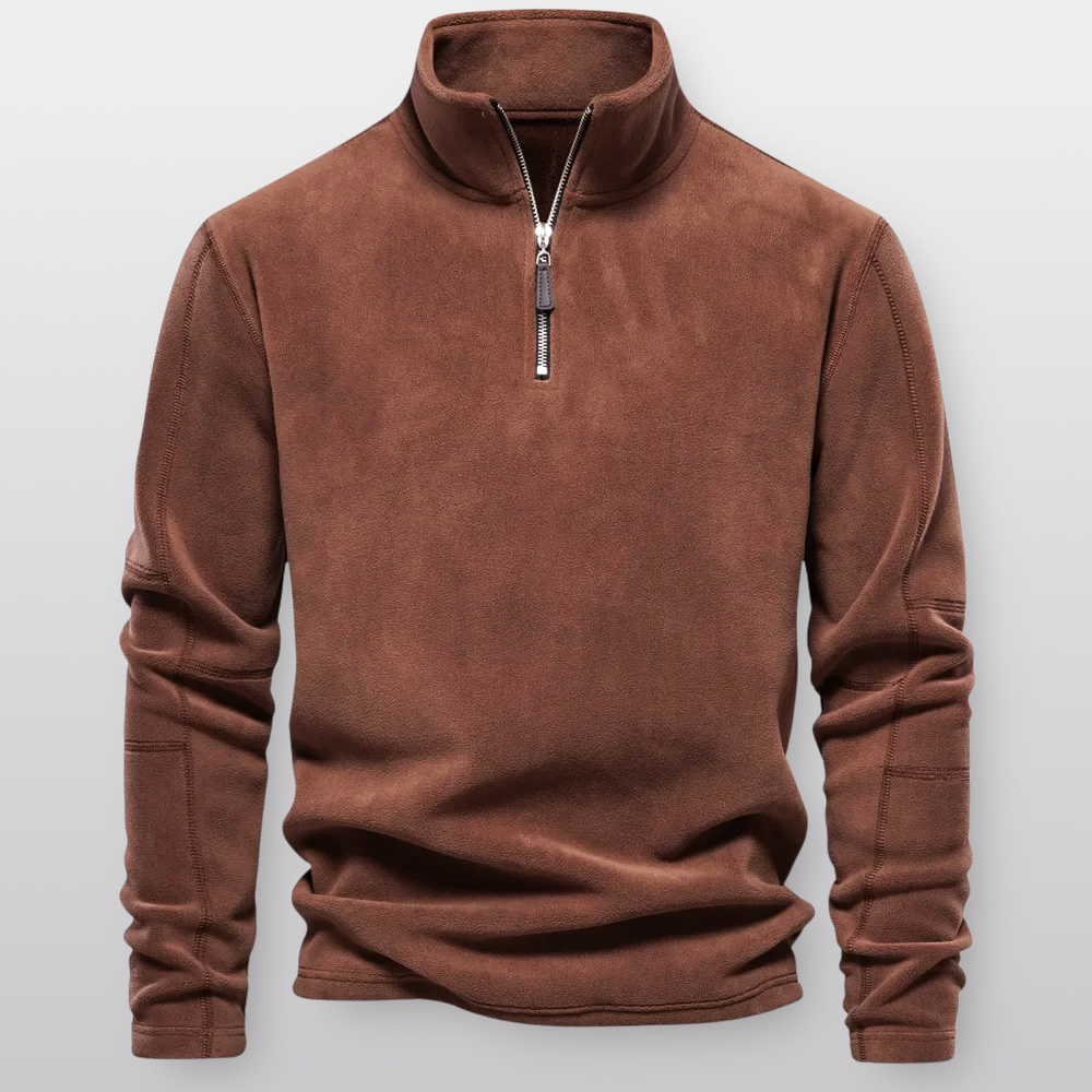 Alberto Quarter-Zip Fleece Pullover