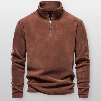 Alberto Quarter-Zip Fleece Pullover