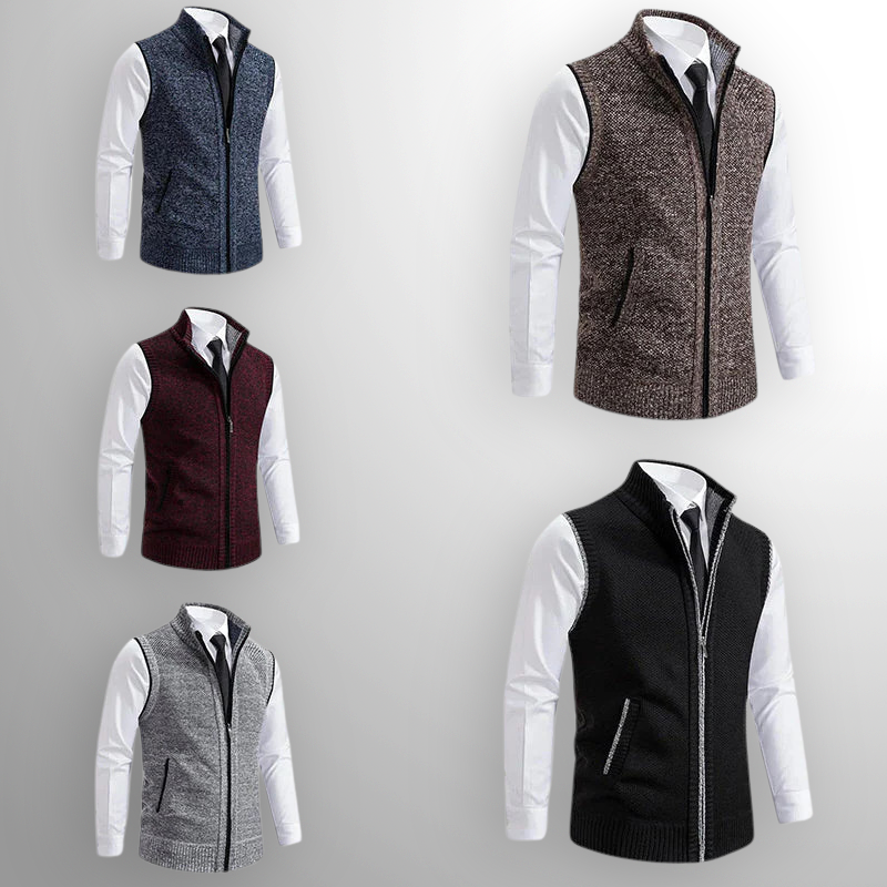 Felice Full-Zip Sweater Vest