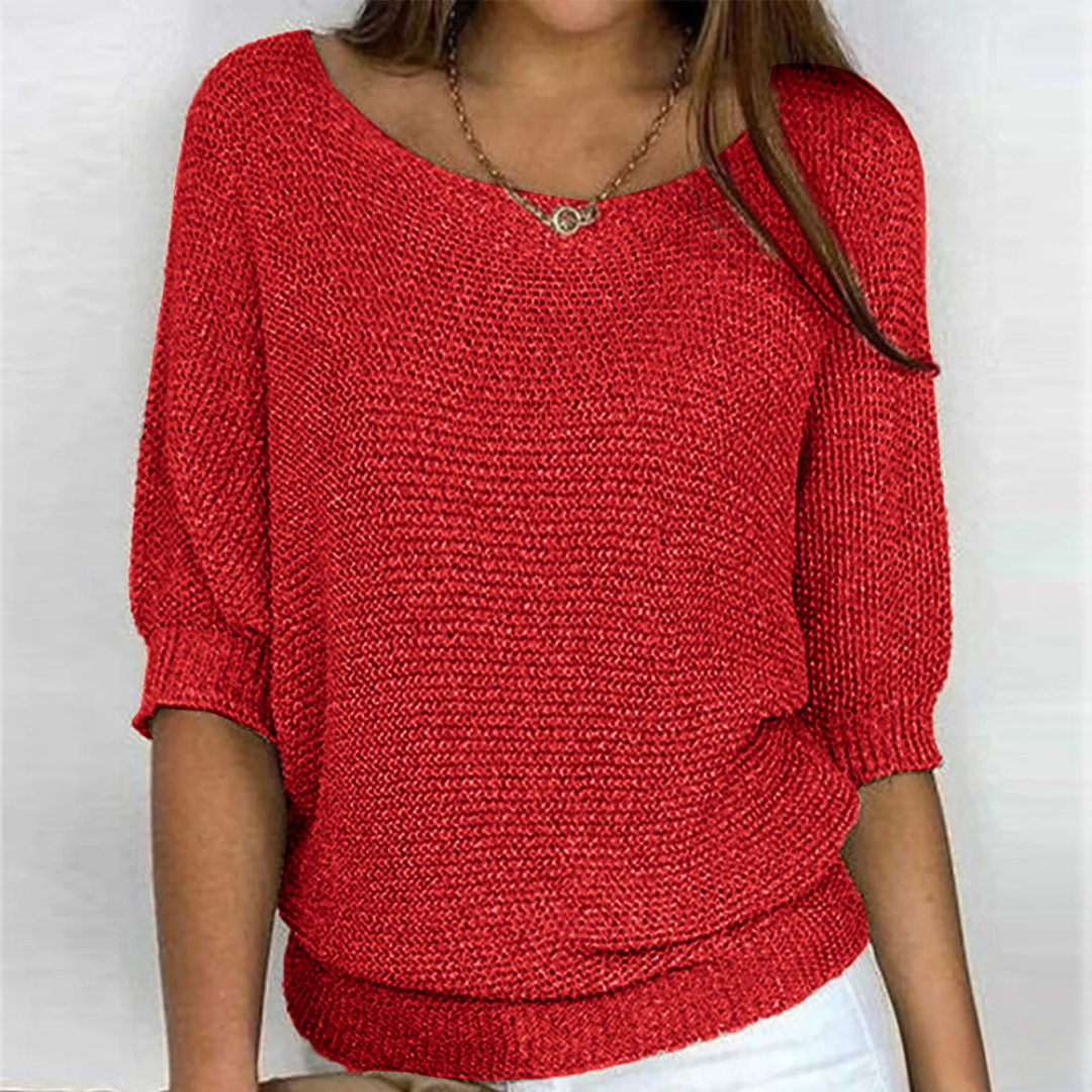 Nicoletta Relaxed Knit Top