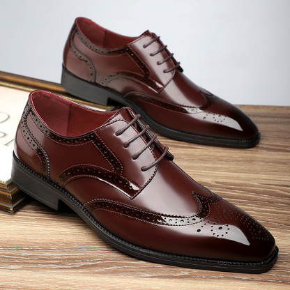 Ernesto Leather Brogue Dress Shoes