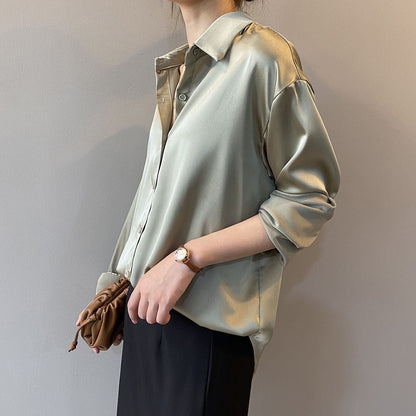 Ninetta Classic Button-Up Blouse