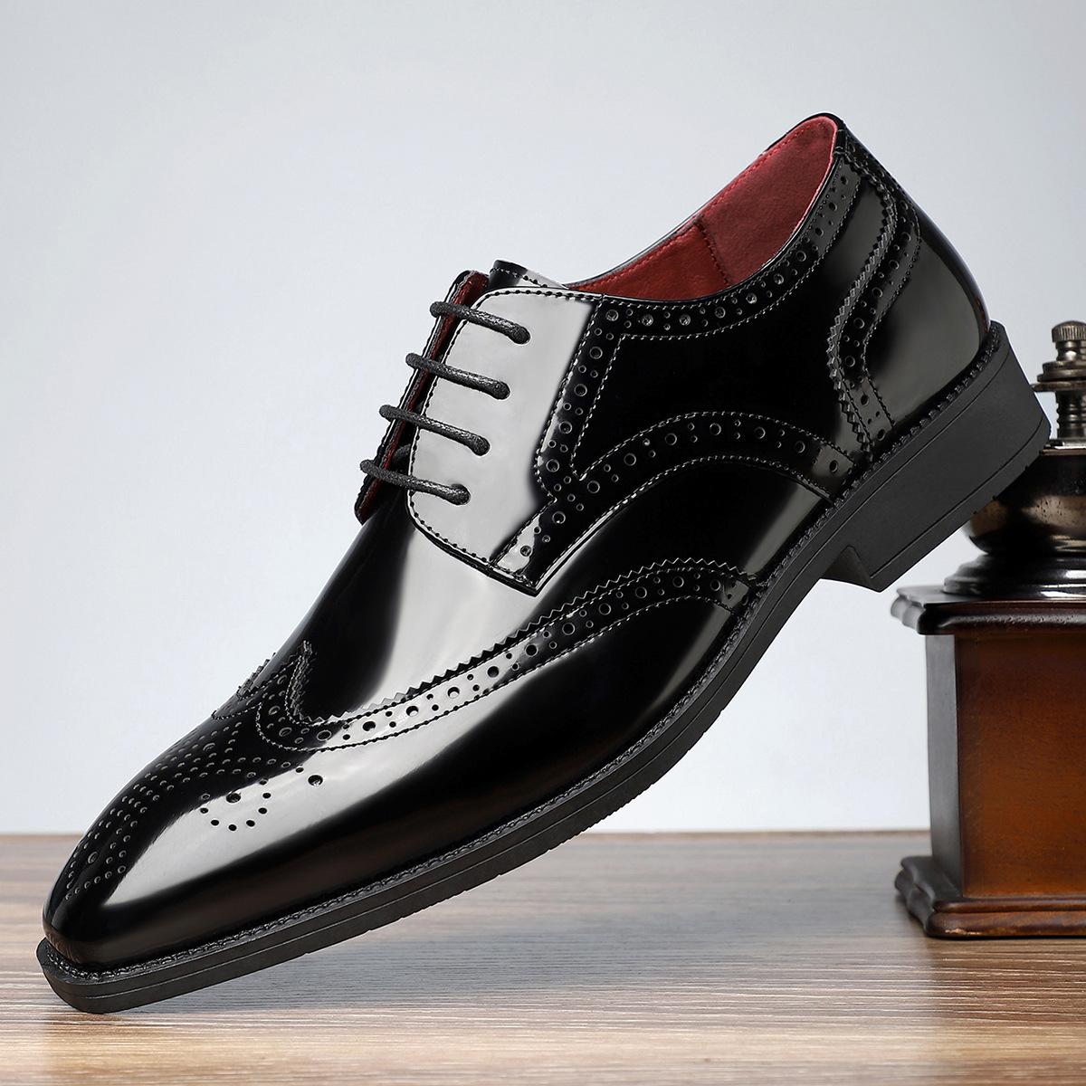 Ernesto Leather Brogue Dress Shoes