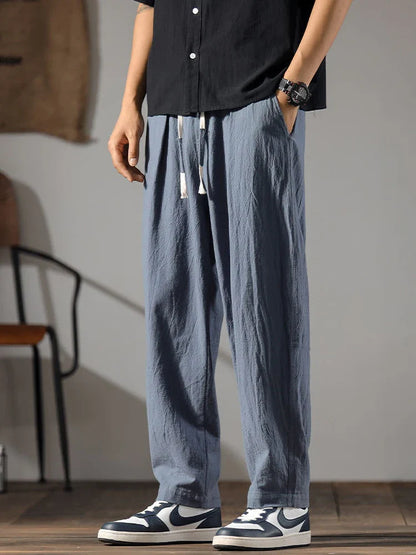 Antonio Relaxed Cotton Pants