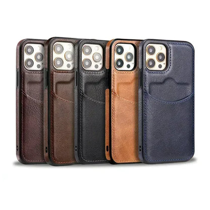 Gianni Leather iPhone Case