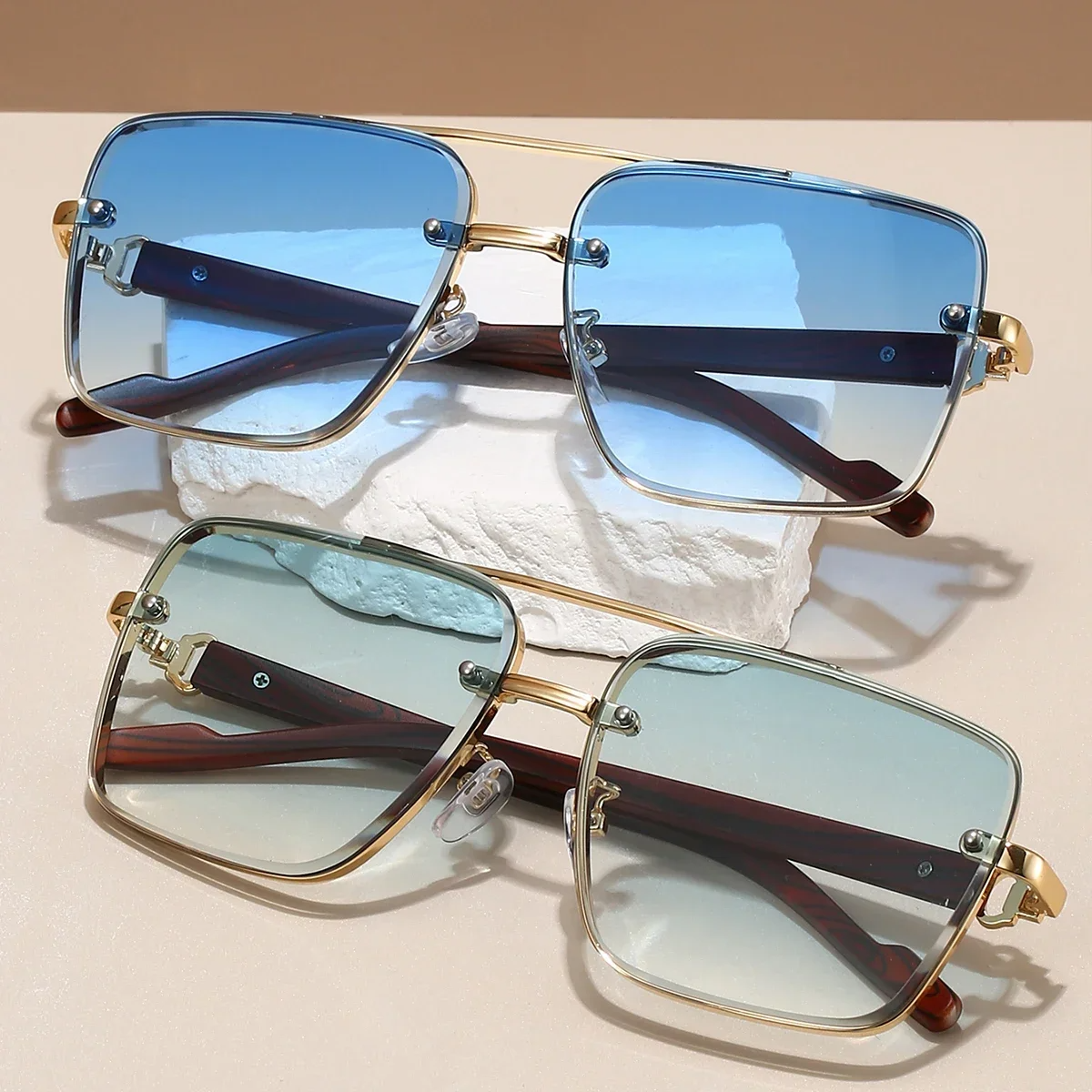 Alfio Square Aviators