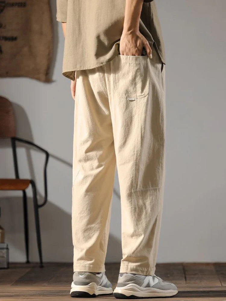 Antonio Relaxed Cotton Pants