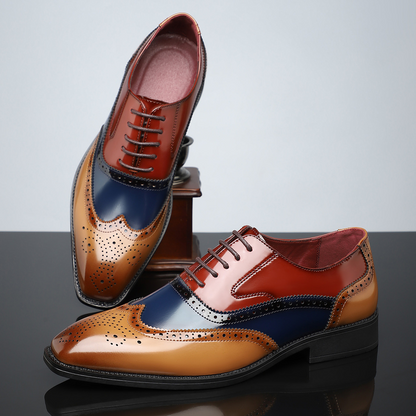 Ernesto Leather Brogue Dress Shoes