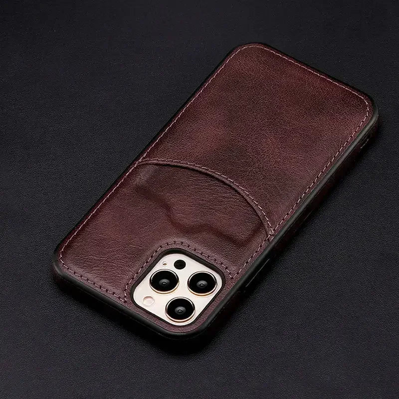 Gianni Leather iPhone Case