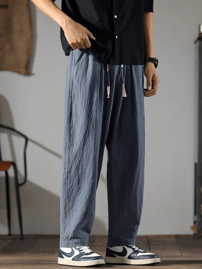 Antonio Relaxed Cotton Pants