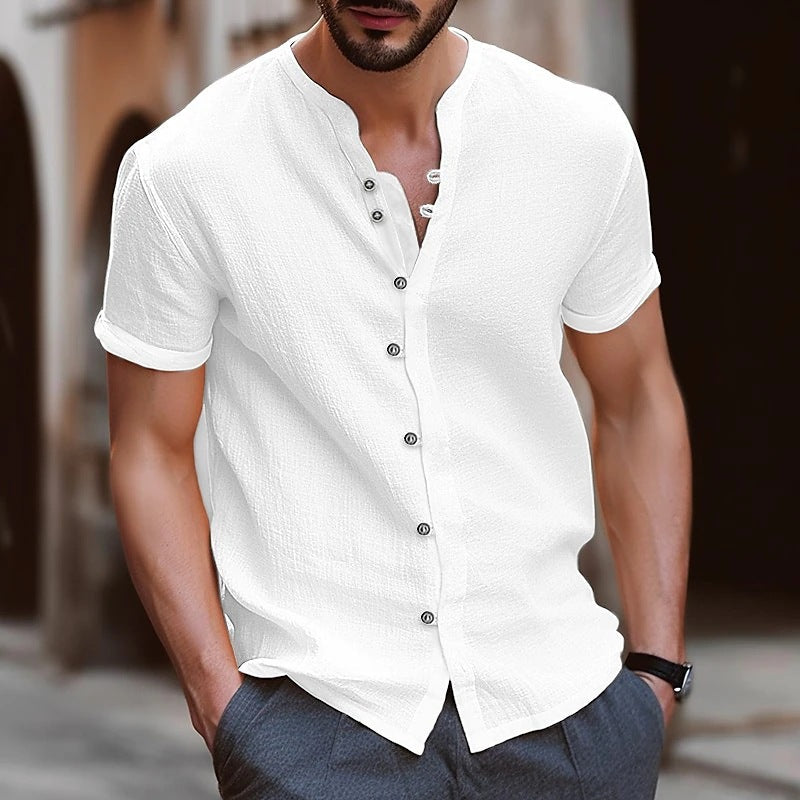 Eugenio Cove Retro Linen Shirt